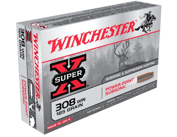 Winchester Power Point 308Win 185gr Subsonic