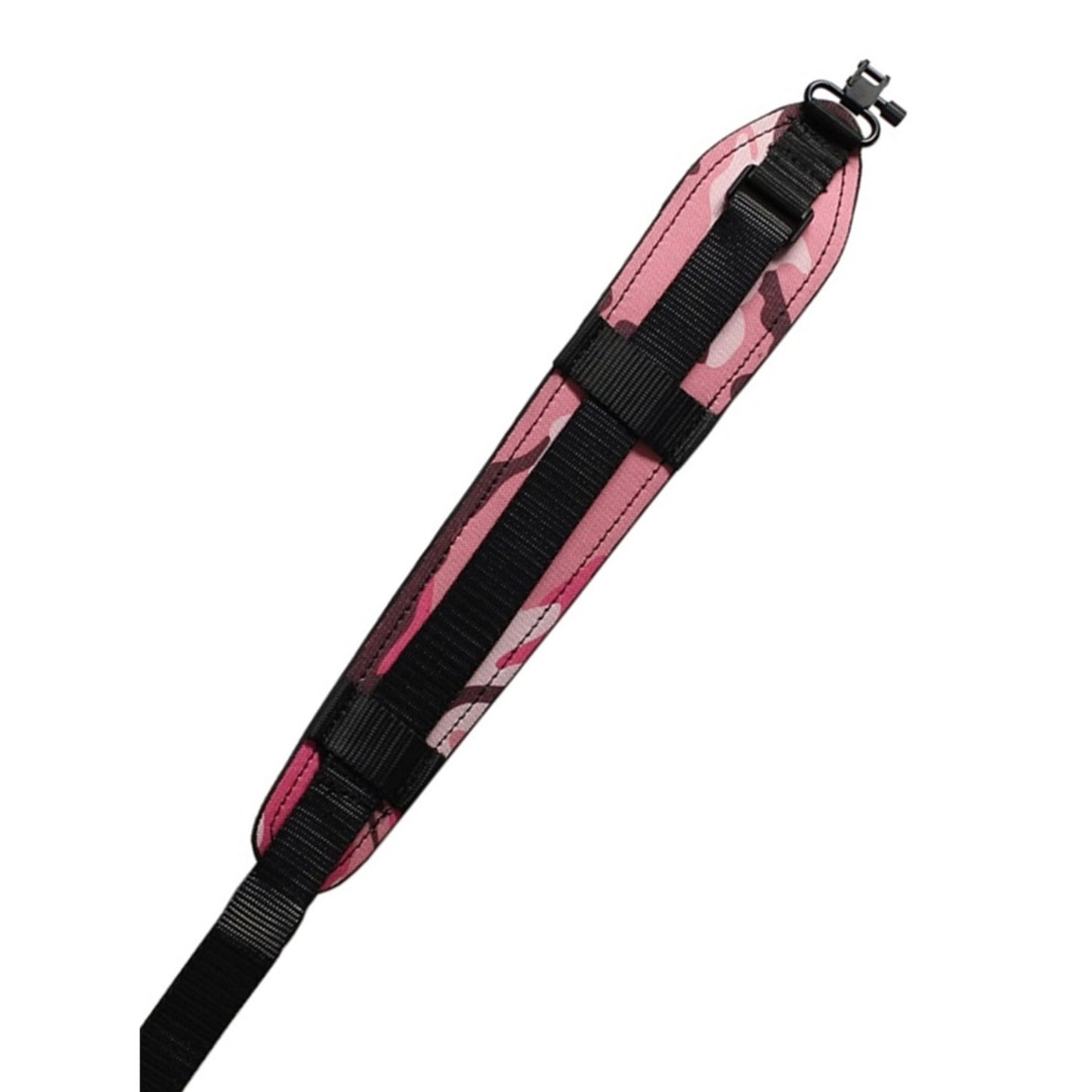 MAXHUNTER GUN GIRLS PINK PANTHER CAMO SLING LEATHER BLACKWITH SWIVELS