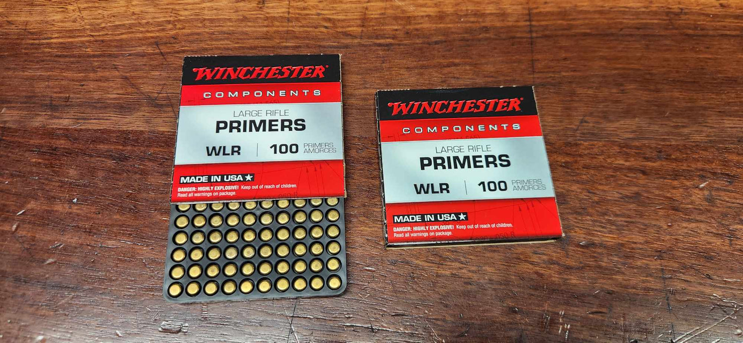 Winchester Large Rifle primer #8-1/2-120 - 100 Pack