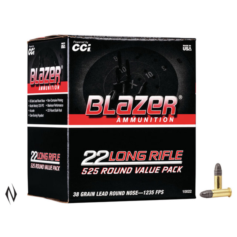 CCI Blazer 38gr Solid HV 525pk