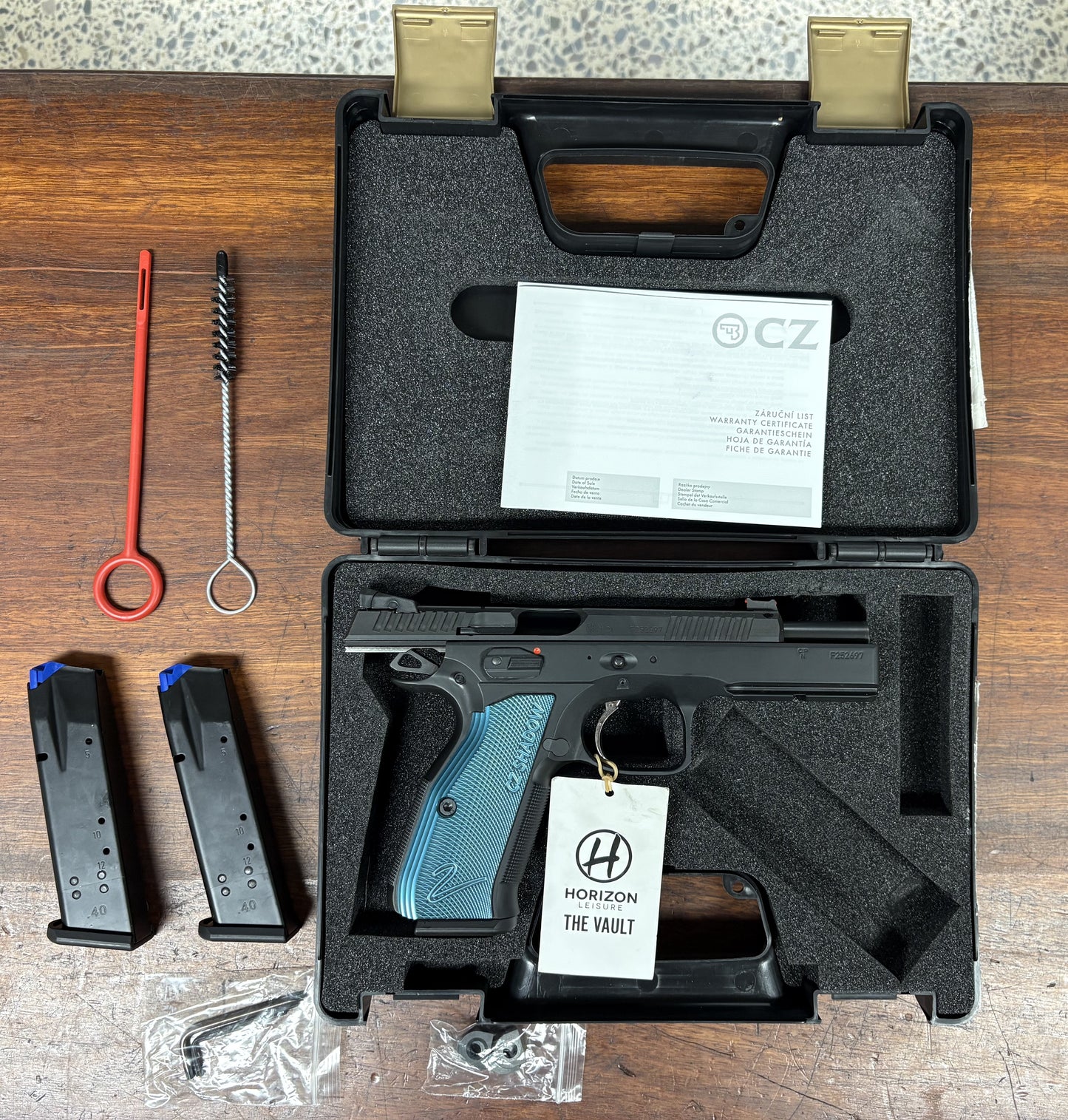 CZ SHADOW 2 9MM 120MM 2 S/MAGS 10RND MAG