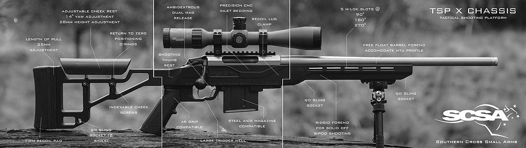 Southern Cross Tsp X Short Action Chassis Szhowa 1500 Long