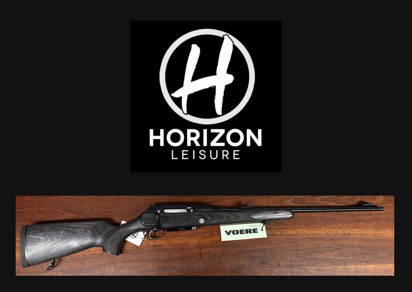 Voere LBW Bolt Action Rifle Black Laminate - 308 Win