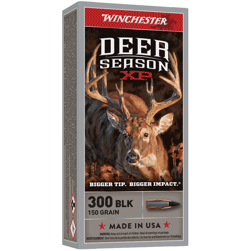 WINCHESTER DEER SEASON 300 BLACK OUT 150GR XP