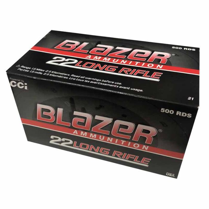 CCI 22LR BLAZER 40GR SOLID HV 1235FPS 50 pack